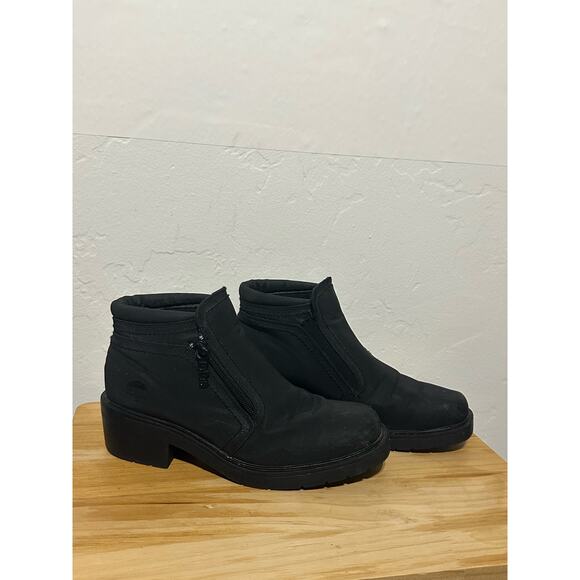 Woman's Totes Jill Boots - Size  7 Med - Weathered Footwear Ankle Boot Side Zip - Picture 2 of 6